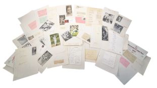 SPORTING AUTOGRAPHS - LARGE COLLECTION OF ASSORTED