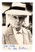 ACTORS - JOAN HICKSON (D.1998) - MISS MARPLE SIGNED PHOTOGRAPH