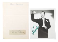 TRADING PLACES (1983) - BELLAMY AND AMECHE AUTOGRAPHS