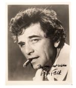 PETER FALK - COLUMBO - AUTOGRAPHED 8X10