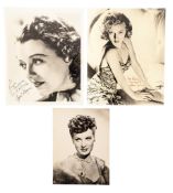 HOLLYWOOD LEADING LADIES - COLLECTION OF AUTOGRAPHS
