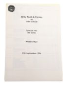 ONLY FOOLS & HORSES - MODERN MEN - ORIGINAL PRODUCTION SCRIPT