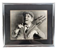 NORMAN WISDOM - HANDWRITTEN POEM & SIGNED PHOTOGRAPH