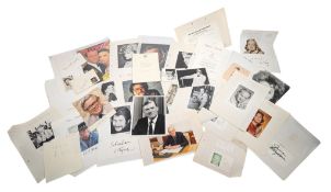 AUTOGRAPHS - LARGE COLLECTION OF ASSORTED
