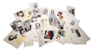 AUTOGRAPHS - LARGE COLLECTION OF ASSORTED