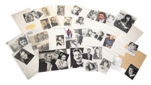 BRITISH ACTORS - AUTOGRAPHS - LARGE COLLECTION