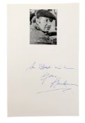 ACTORS - GENE HACKMAN (D.2025) - AUTOGRAPH ON CARD