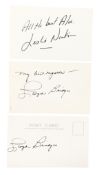 AIRPLANE! (1980) - LLOYD BRIDGES & LESLIE NIELSEN AUTOGRAPHS