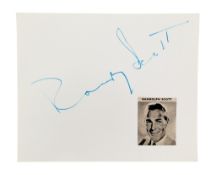 HOLLYWOOD - RANDOLPH SCOTT (D.1987) - AUTOGRAPH
