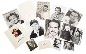 HOLLYWOOD / ACTORS - COLLECTION OF AUTOGRAPHS