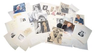 AUTOGRAPHS - LARGE COLLECTION OF ASSORTED