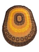 VINTAGE 20TH CENTURY RETRO SWEDISH RYA CARPET FLOOR RUG