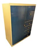 BRITISH MODERN DESIGN - MID CENTURY TWO TONE 1950S CUPBOARD