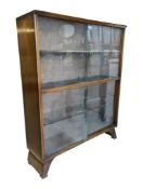 MID CENTURY 1960S HERBERT GIBBS TEAK DISPLAY CASE