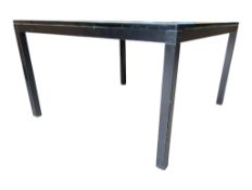 BRITISH MODERN DESIGN - MID CENTURY MIRROR GLASS COFFEE TABLE