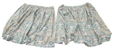 PAIR OF WILLIAM MORRIS GOLDEN LILY CURTAINS