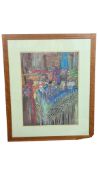 MAUREEN HYMES (20TH CENTURY) - UNTITLED STILL LIFE PASTEL ON PAPER PAINTING