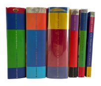 ROWLING, J. K. - COLLECTION OF SIX HARRY POTTER BOOKS, INC. FIRST EDITIONS