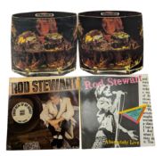 ROD STEWART - SELECTION OF 4 VINYL RECORD ALBUMS