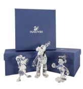 SWAROVSKI - SELECTION OF GLASS CRYSTAL DISNEY FIGURES