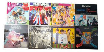 THE WHO - SELECTION OF 8 VINYL RECORD ALBUMS