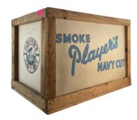 PLAYER'S NAVY CUT ADVERTISING BOX