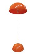 MODERN DESIGNER, SPACE-AGE-STYLE STANDARD LAMP IN THE GUZZINI MANNER