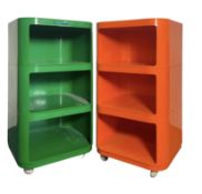 KARTELL - ANNA CASTELLI FERRIERI STORAGE UNITS ( ORANGE & GREEN )