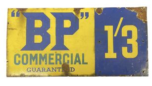 BP - 20TH CENTURY PORCELAIN ENAMEL ADVERTISING SIGN