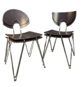 WALTER LEEMAN FOR KUSCH+ CO - MIKADO - SET OF FOUR DINING CHAIRS