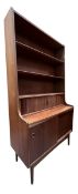 JOHANNES SORTH FOR BORNHOLM MOBLER - DANISH TEAK BUREAU BOOKCASE