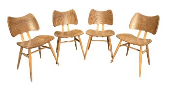 ERCOL - MODEL 401 - SET OF FOUR BUTTERFLY CHAIRS