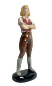 STEFAN DAKON - KERAMOS - VINTAGE 1930S EQUESTRIAN FIGURE