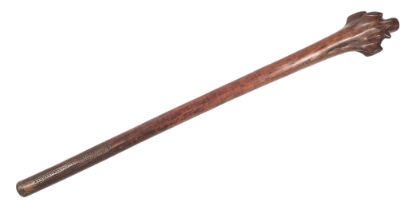 POLYNESIAN HARDWOOD THROWING CLUB
