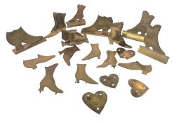 COLLECTION OF TRENCH ART GOOD LUCK SHOES