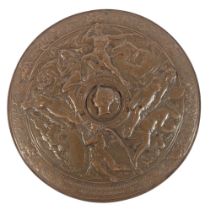 COPPER ELECTROTYPE QUEEN VICTORIA NATIONAL ART COMPETITION MEDAL 1857