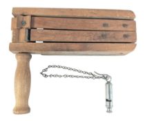 WWII SECOND WORLD WAR ARP GAS RATTLE & WHISTLE