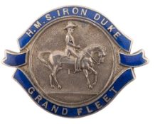 WWI FIRST WORLD WAR H.M.S IRON DUKE SWEETHEART BROOCH