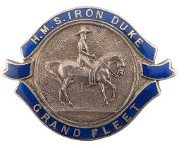WWI FIRST WORLD WAR H.M.S IRON DUKE SWEETHEART BROOCH