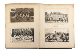 WWI FIRST WORLD WAR PHOTO ALBUM - 6TH SEAFORTH & SOMME INTEREST