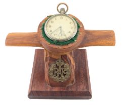 WWII SECOND WORLD WAR AIR MINISTRY POCKET WATCH & DISPLAY STAND