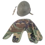 VIETNAM WAR PERIOD UNITED STATES M1 COMBAT HELMET