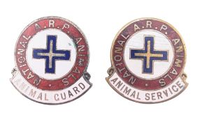 WWII SECOND WORLD WAR AIR RAID PRECAUTIONS BADGES
