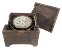 18TH CENTURY GEORGE ADAMS MARINERS COMPASS