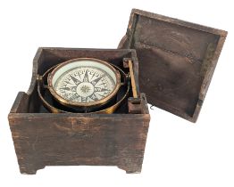 18TH CENTURY GEORGE ADAMS MARINERS COMPASS