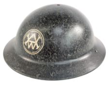 WWII SECOND WORLD WAR BRITISH PLASFORT HELMET