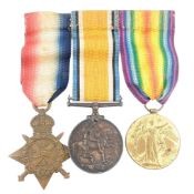 WWI FIRST WORLD WAR MEDAL TRIO - ARMY ORDNANCE CORPS