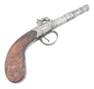19TH CENTURY FREEMAN OF LONDON PERCUSSION CAP PISTOL