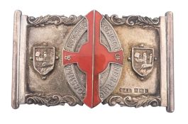 COSSHAM & FRENCHAY SCHOOL OF NURSING SILVER BELT BUCKLE
