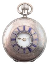 BOER WAR PRESENTATION POCKET WATCH - HALLMARKED SILVER